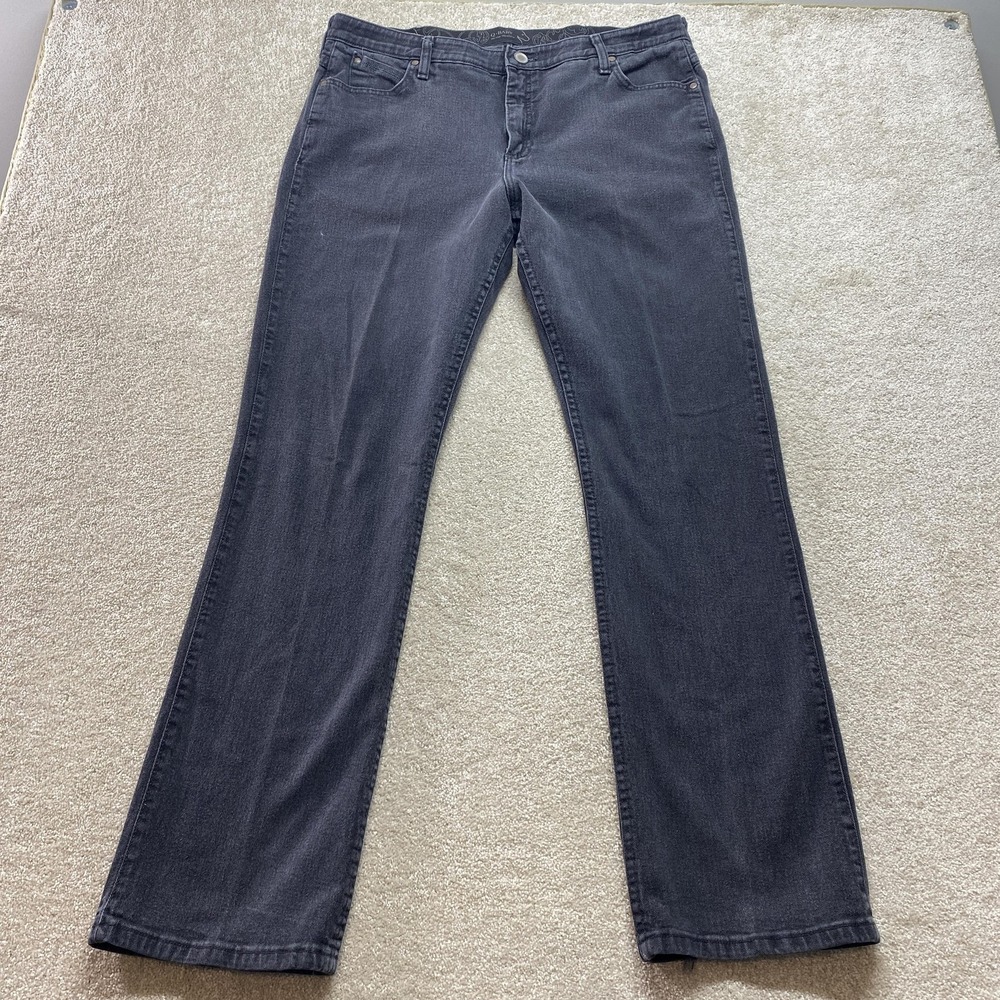 Wrangler Q-Baby Riding Jeans Womens 17/18x34 Black Bootcut Ultimate WRQ20BL